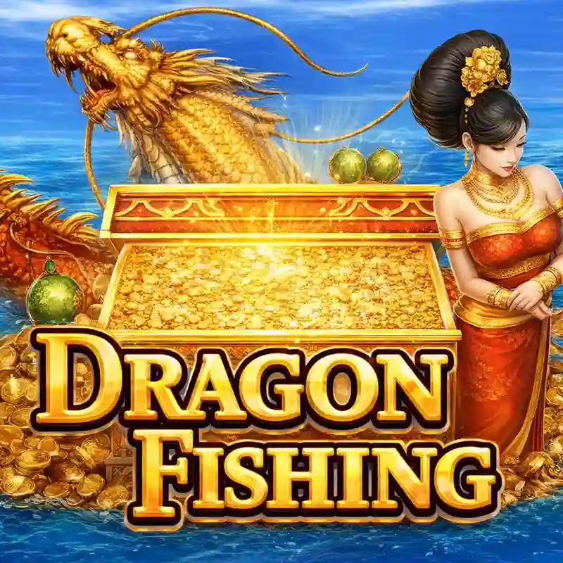 Dragon Fishing game banner at Deskgame Casino